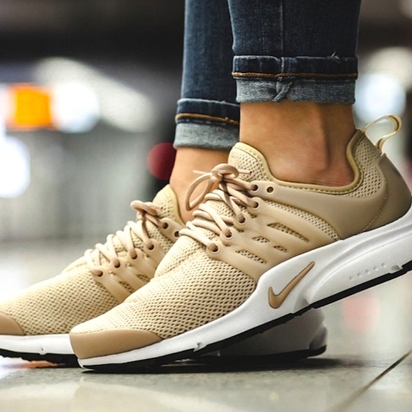 Nike Shoes - Nike Air Presto Athletic Running Shoes In Linen